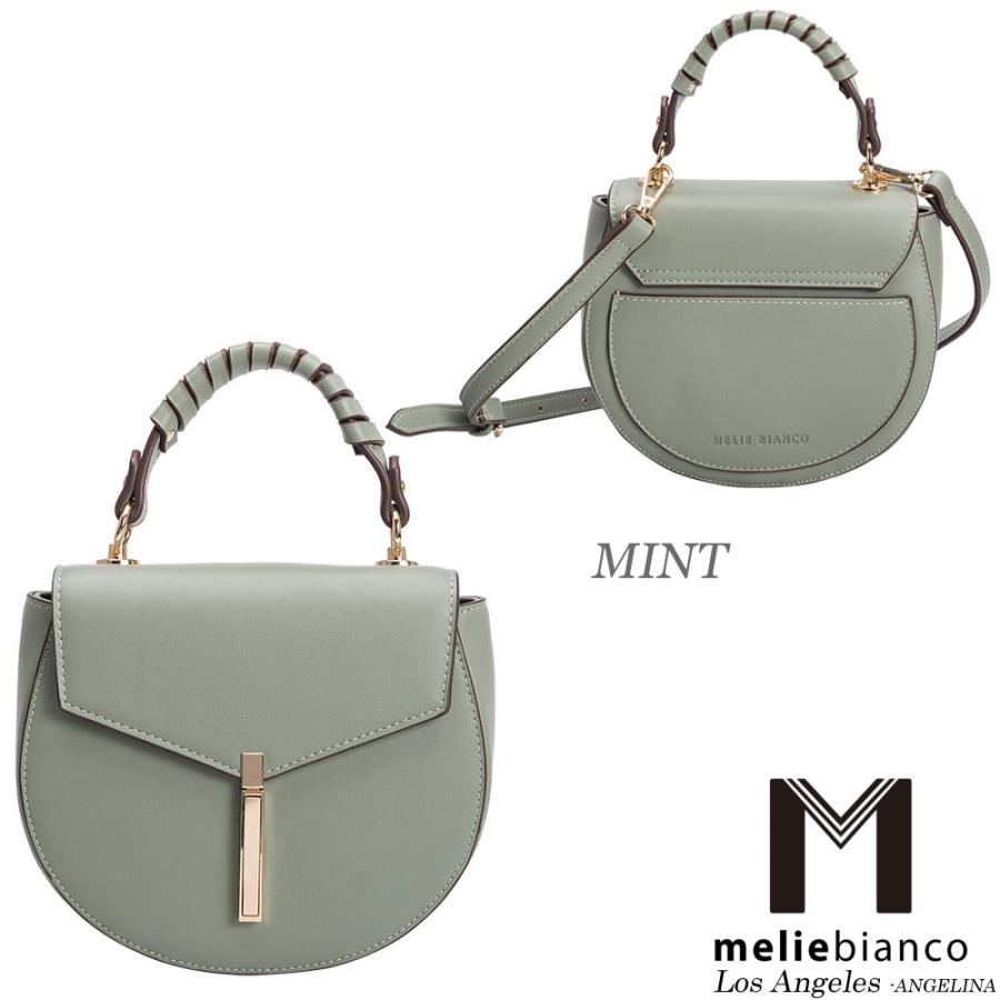 限定品 Melie Bianco（メリービアンコ）TM5738 MANDY レディース 半円ハンドバッグ ショルダー 高級ヴィーガンレザー ミニ 小さめ ビーガン melie bianco（メリービアンコ） 限定品 Melie Bianco（メリービアンコ