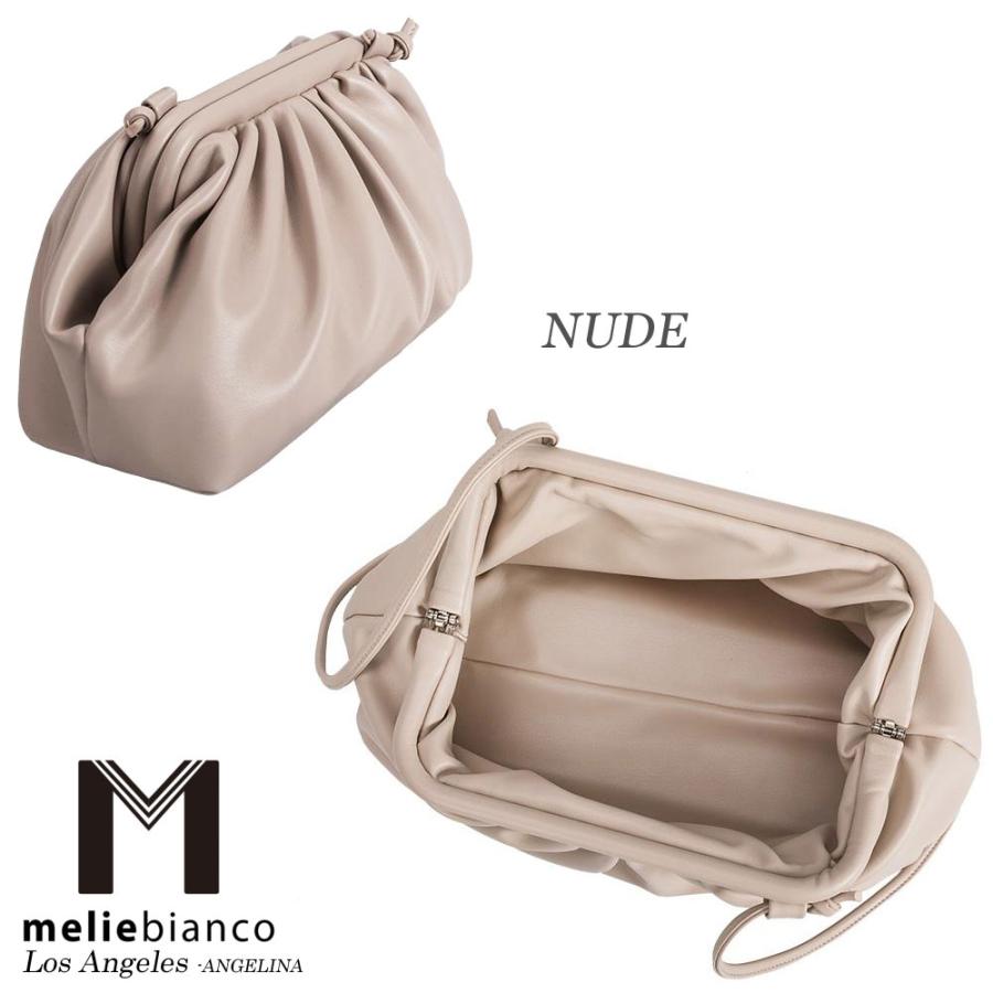 限定品 Melie Bianco（メリービアンコ）TM5709 Brandy Victorias Secret レディース クラッチ がま口 ハンドバッグ ロープショルダー ビーガン melie bianco（メリービアンコ） 限定品 Melie Bianco（メリービアンコ