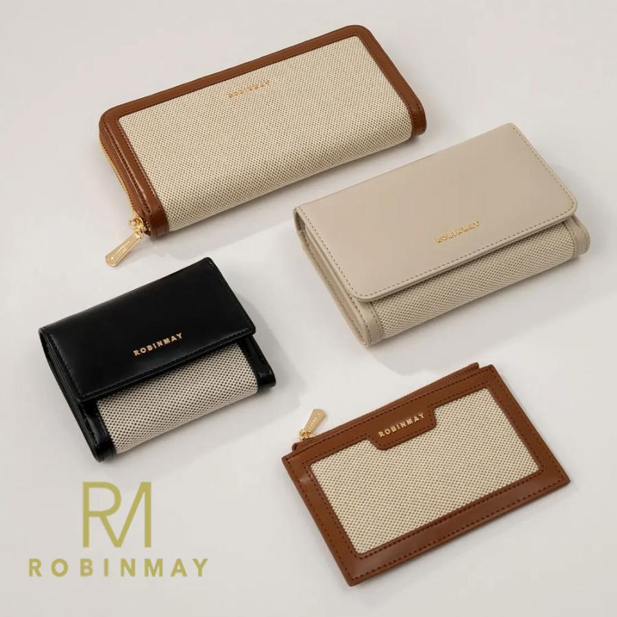 ロビンメイ　三つ折り財布 楽天市場】保証付 返品OK 正規品 ROBINMAY ロビンメイ WL057 柏林麻布