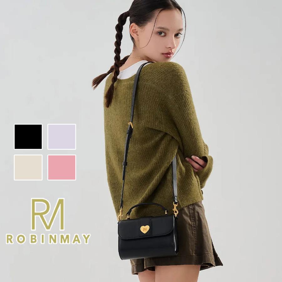 保証付 返品OK 正規品 2024新作 ROBINMAY ロビンメイ B222 霏比手提包 レディース ロマンス ハートロゴ RM クラシカルハンドバッグ ショルダー ビーガンレザー 30代 40代 サステナブル シンプル 台湾 大人カジュアル 通勤通学 メタルロゴ かっちりバッグ 学生カバン 大人 保証付 返品OK 正規品 ROBINMAY ロビンメイ B222 霏比手提包