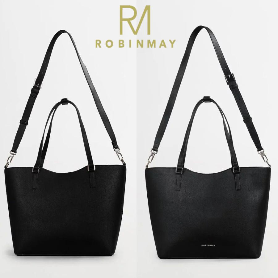 保証付 返品OK 正規品取扱店  ROBINMAY　ロビンメイ B167 Auer Tote Bag レディース トートバッグ 大きめ A4 ショルダー ポーチ付き 大容量 春夏秋冬の画像