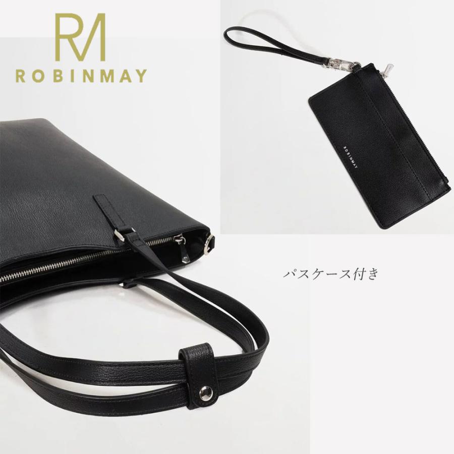 保証付 返品OK 正規品取扱店  ROBINMAY　ロビンメイ B167 Auer Tote Bag レディース トートバッグ 大きめ A4 ショルダー ポーチ付き 大容量 春夏秋冬の画像