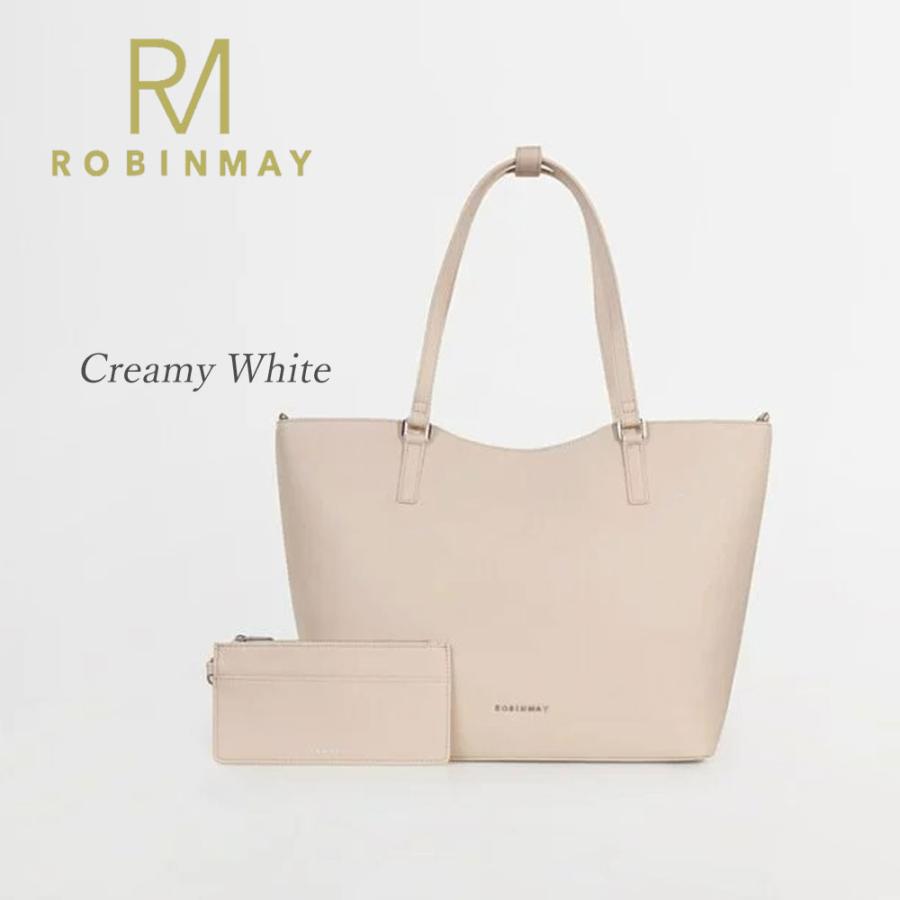 保証付 返品OK 正規品取扱店  ROBINMAY　ロビンメイ B167 Auer Tote Bag レディース トートバッグ 大きめ A4 ショルダー ポーチ付き 大容量 春夏秋冬の画像