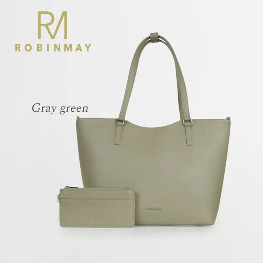 保証付 返品OK 正規品取扱店  ROBINMAY　ロビンメイ B167 Auer Tote Bag レディース トートバッグ 大きめ A4 ショルダー ポーチ付き 大容量 春夏秋冬の画像