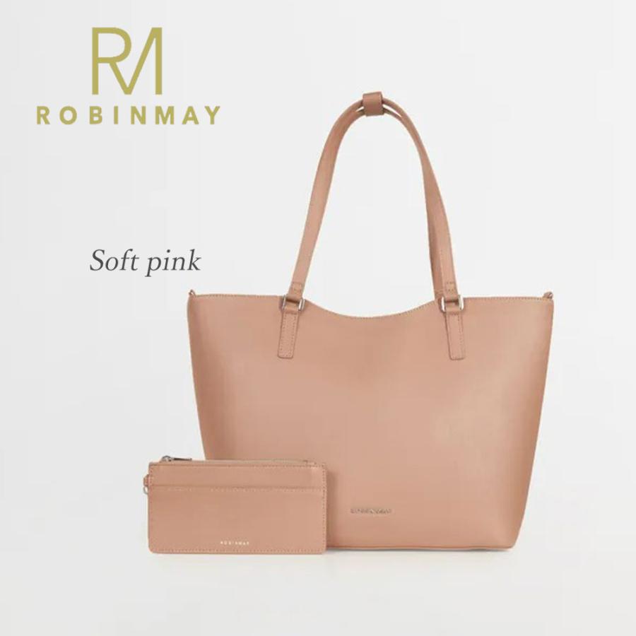 保証付 返品OK 正規品取扱店  ROBINMAY　ロビンメイ B167 Auer Tote Bag レディース トートバッグ 大きめ A4 ショルダー ポーチ付き 大容量 春夏秋冬の画像