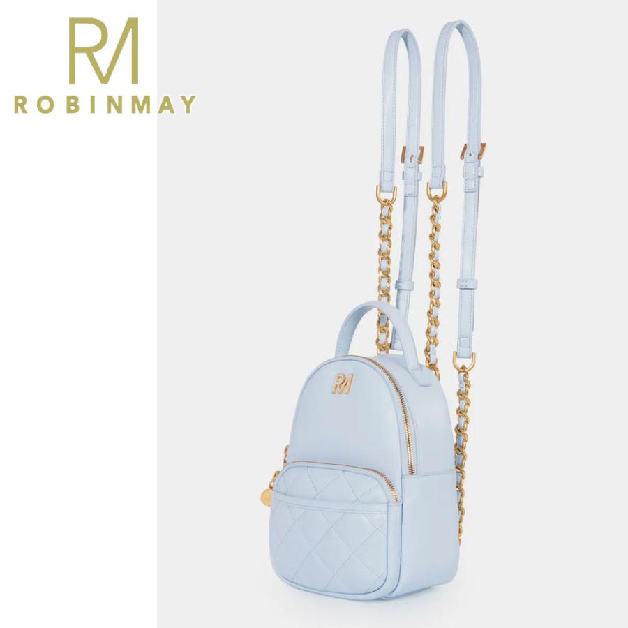 保証付 返品OK 正規品 ROBINMAY　ロビンメイ D112 魔娜後背包 レディース RMロゴ レトロ リュック クラシカル 春夏秋冬 ヴィーガンレザー バックパック_10