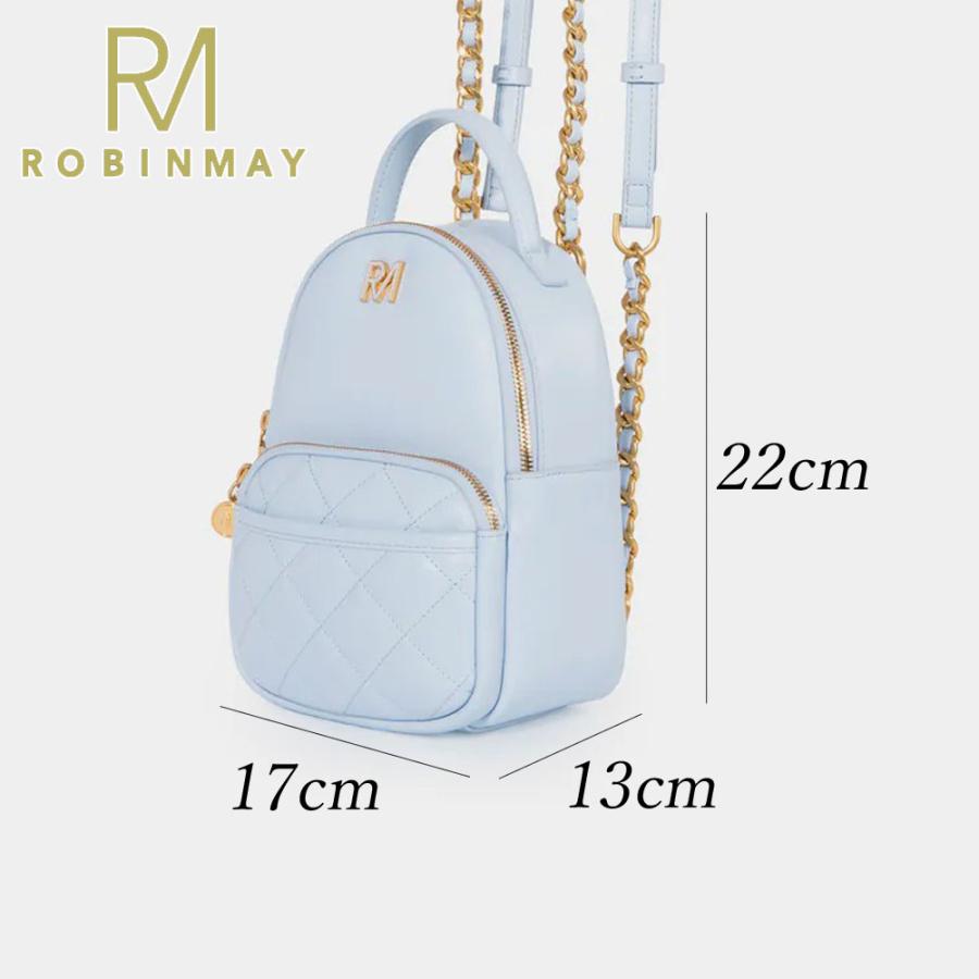 保証付 返品OK 正規品 ROBINMAY　ロビンメイ D112 魔娜後背包 レディース RMロゴ レトロ リュック クラシカル 春夏秋冬 ヴィーガンレザー バックパック_11