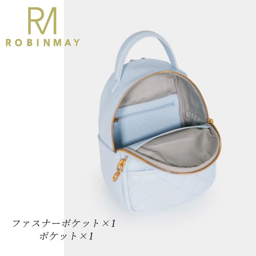 保証付 返品OK 正規品 ROBINMAY　ロビンメイ D112 魔娜後背包 レディース RMロゴ レトロ リュック クラシカル 春夏秋冬 ヴィーガンレザー バックパック_12