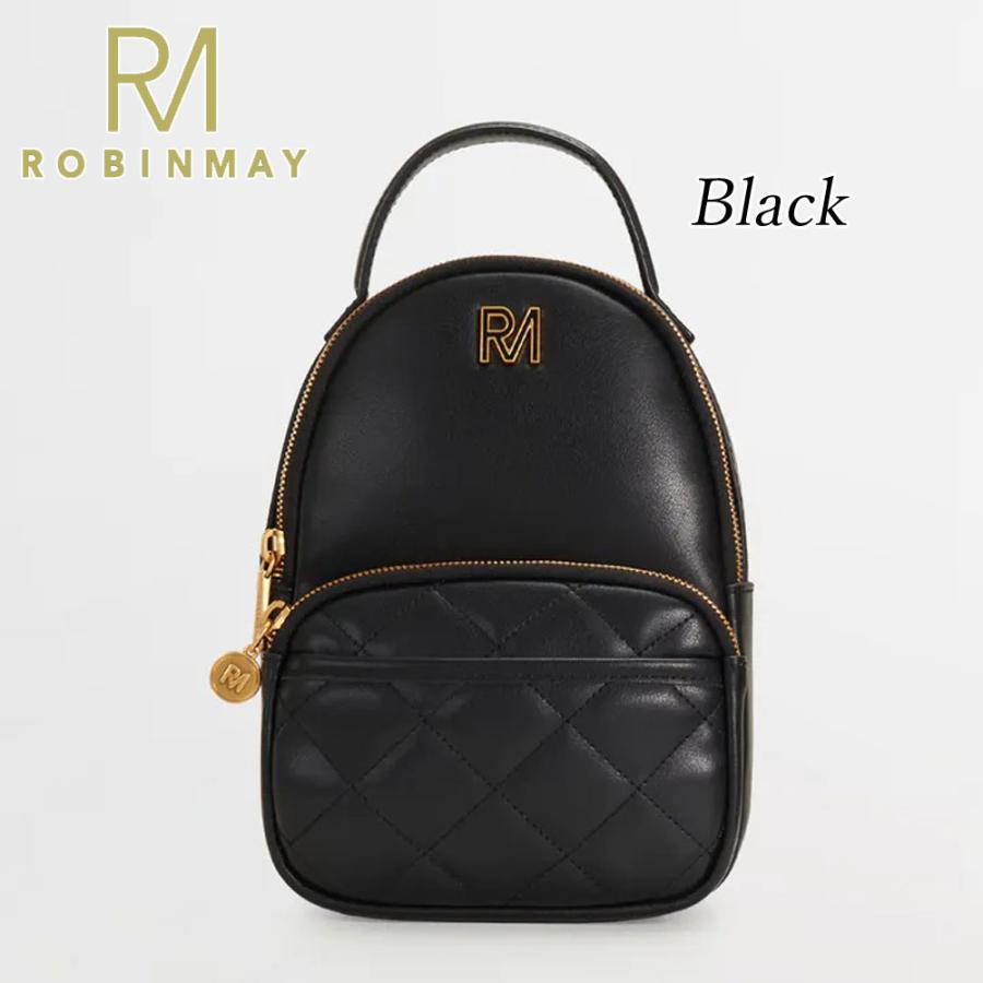 保証付 返品OK 正規品 ROBINMAY　ロビンメイ D112 魔娜後背包 レディース RMロゴ レトロ リュック クラシカル 春夏秋冬 ヴィーガンレザー バックパック_6