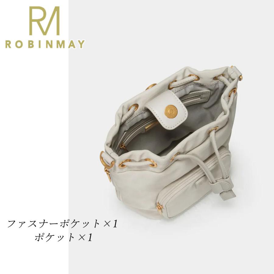 保証付 返品OK 正規品 ROBINMAY ロビンメイ Z434 艾蜜莉水桶肩背包 M