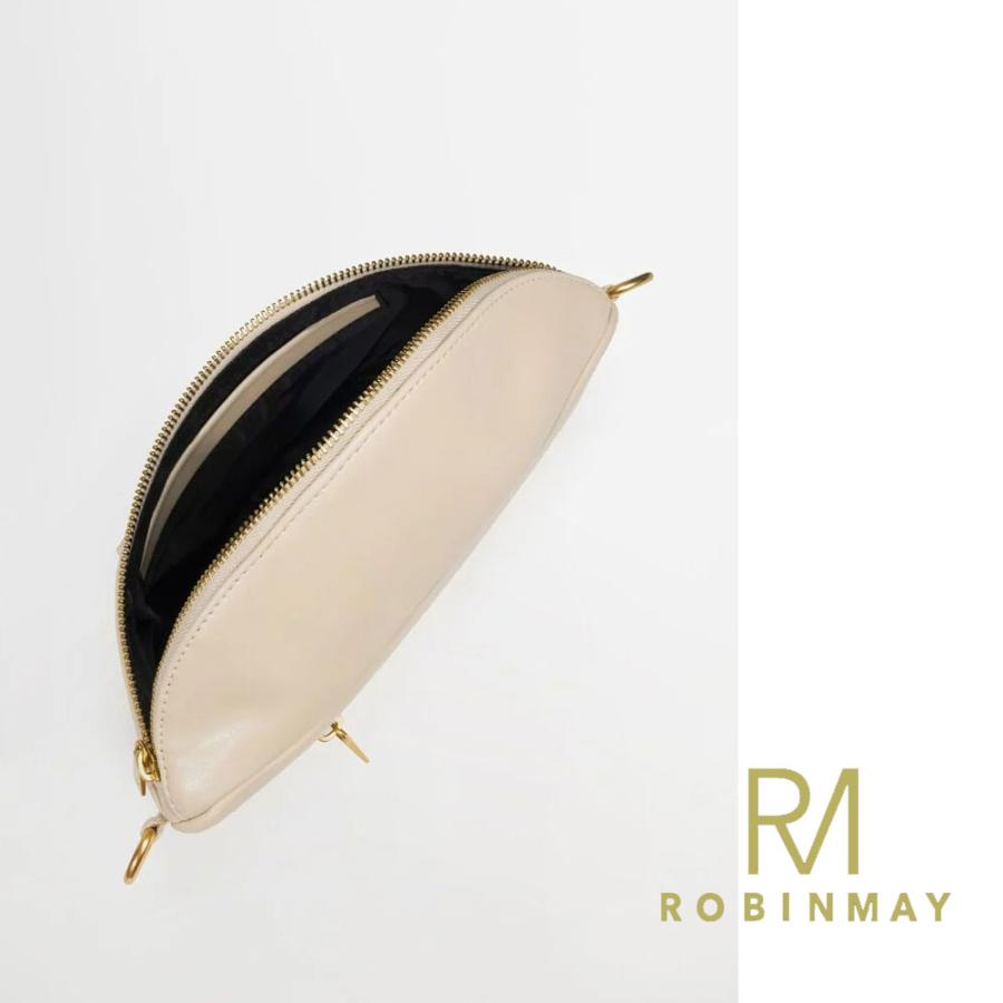 保証付 返品OK 正規品 ROBINMAY ロビンメイ I033  レディース RMロゴ ジャガードロゴ刺繍ショルダー ナナメショルダー サコッシュ ボディバッグの画像