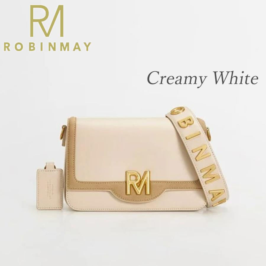 保証付 返品OK  正規品  ROBINMAY ロビンメイ  C216 Mora レディース RMロゴショルダー バイカラー スクエアハンドバッグ ツートーン 2way バック 鞄 台湾の画像