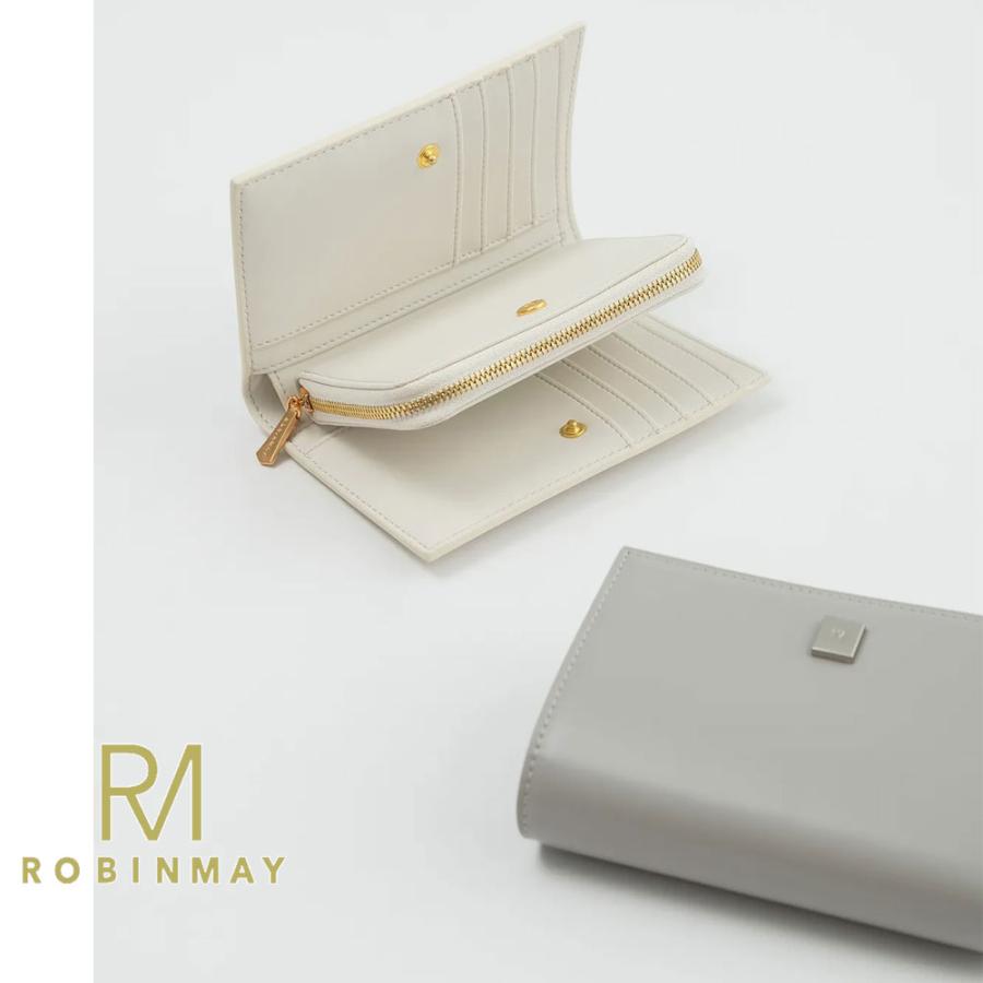 【ROBINMAY】リアルレザー二つ折り長財布 (twj037)/関税＆送料込 保証付 返品OK 正規品 2025 ROBINMAY ロビンメイ L126 荷絲真皮