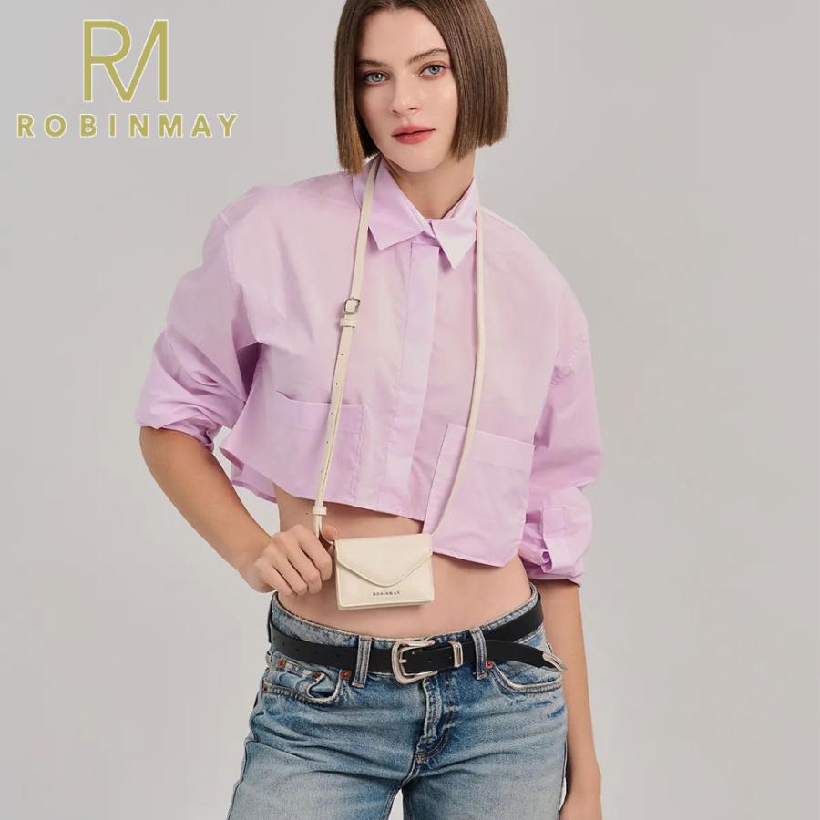 保証付 返品OK 正規品 2025 ROBINMAY ロビンメイ WL060 言花真皮〓夾包