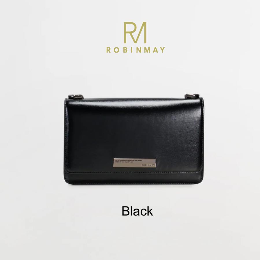 保証付 返品OK  正規品  ROBINMAY ロビンメイ  WB161 2WAY スクエアショルダーバッグ RM ビーガンレザー バック 大人クラシック チェーンショルダーの画像