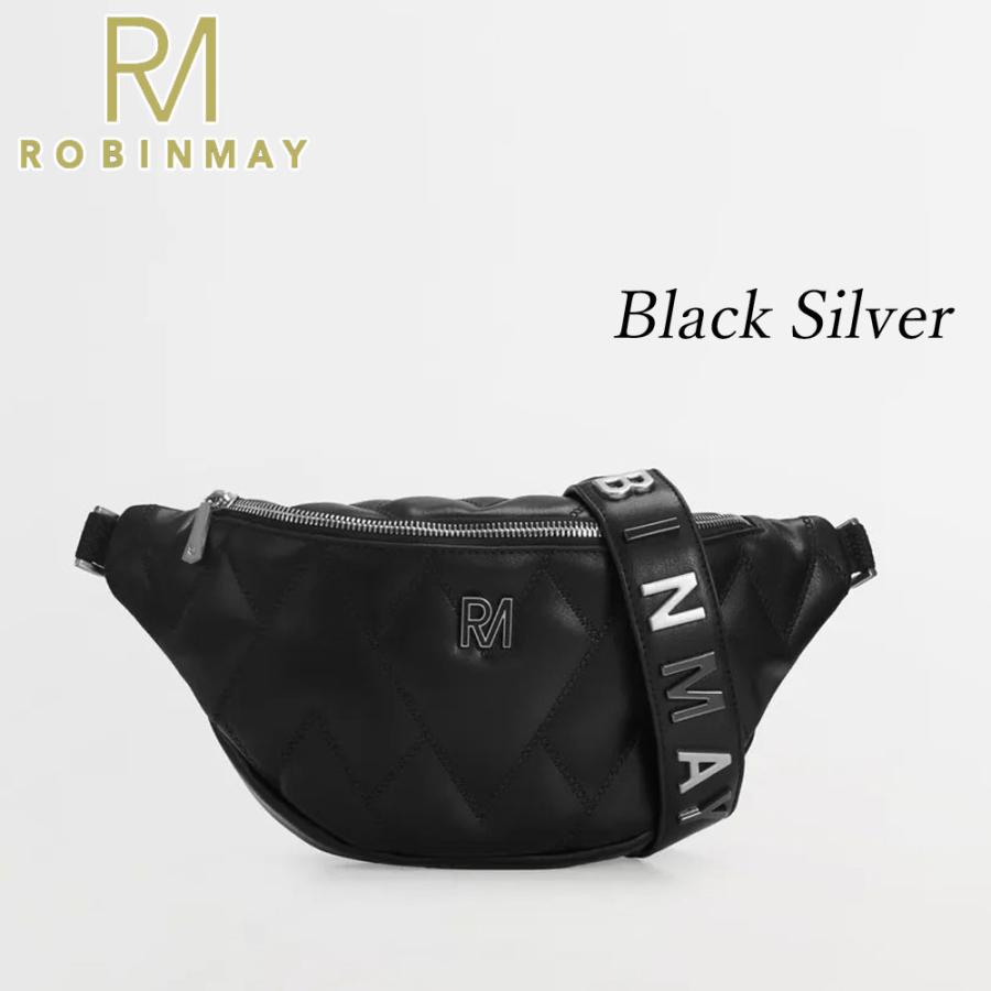 保証付 返品OK 正規品 ROBINMAY ロビンメイ I059 キルティングショルダーバッグ RMロゴショルダー チェストバッグ ナナメ掛けショルダー サコッシュ_4