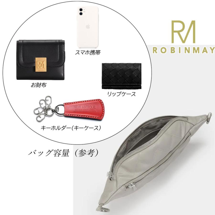 保証付 返品OK 正規品 ROBINMAY ロビンメイ I059 キルティングショルダーバッグ RMロゴショルダー チェストバッグ ナナメ掛けショルダー サコッシュ_15