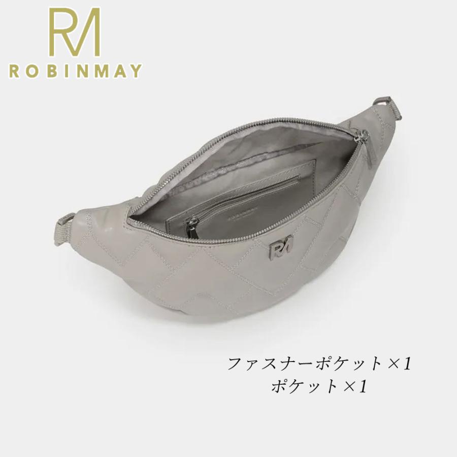 保証付 返品OK 正規品 ROBINMAY ロビンメイ I059 キルティングショルダーバッグ RMロゴショルダー チェストバッグ ナナメ掛けショルダー サコッシュ_10