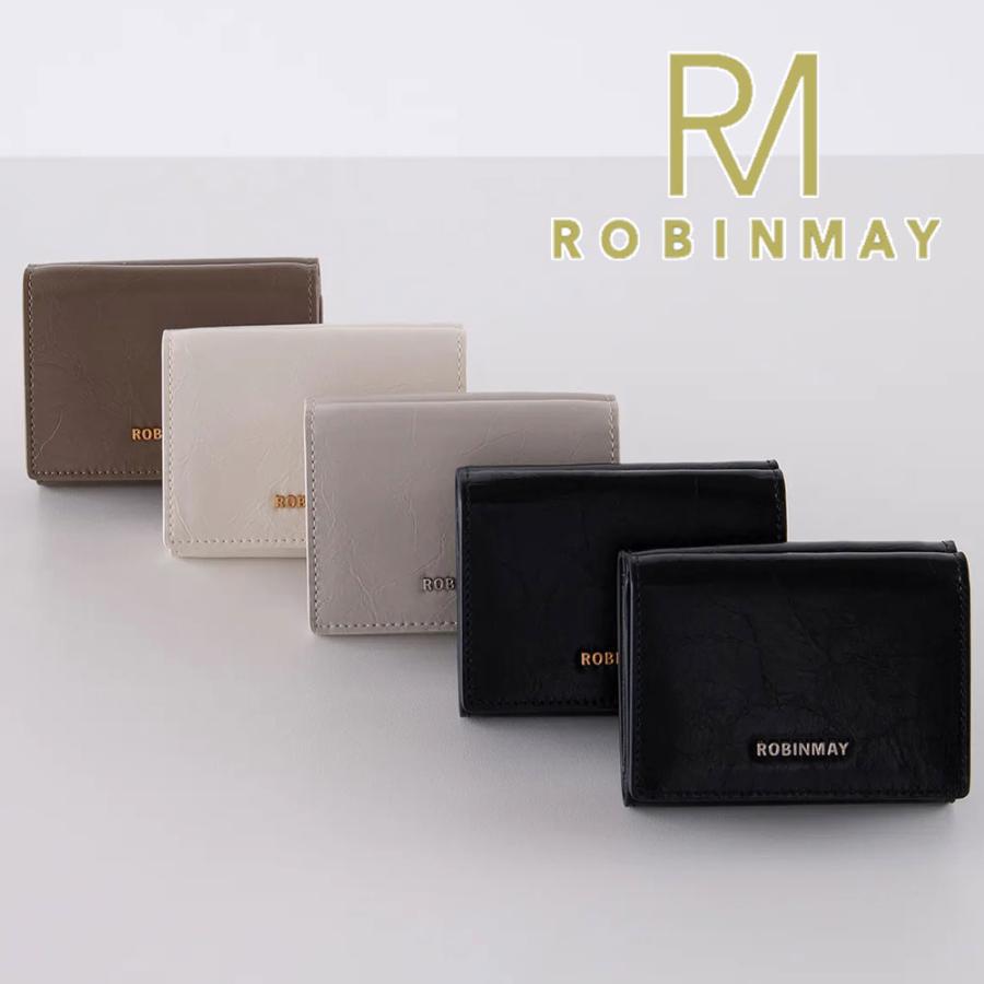 ロビンメイ　三つ折り財布 保証付 返品OK 正規品 ROBINMAY ロビンメイ WL087 オークレザー
