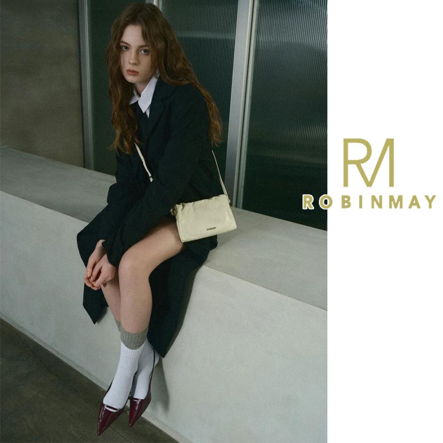 保証付 返品OK  正規品 ROBINMAY　ロビンメイ  TWB001 1624雲?包(頭層皮) レディース  スクエアバッグ ミニバッグ ショルダーバッグ 本革 レザー シワ加工の画像
