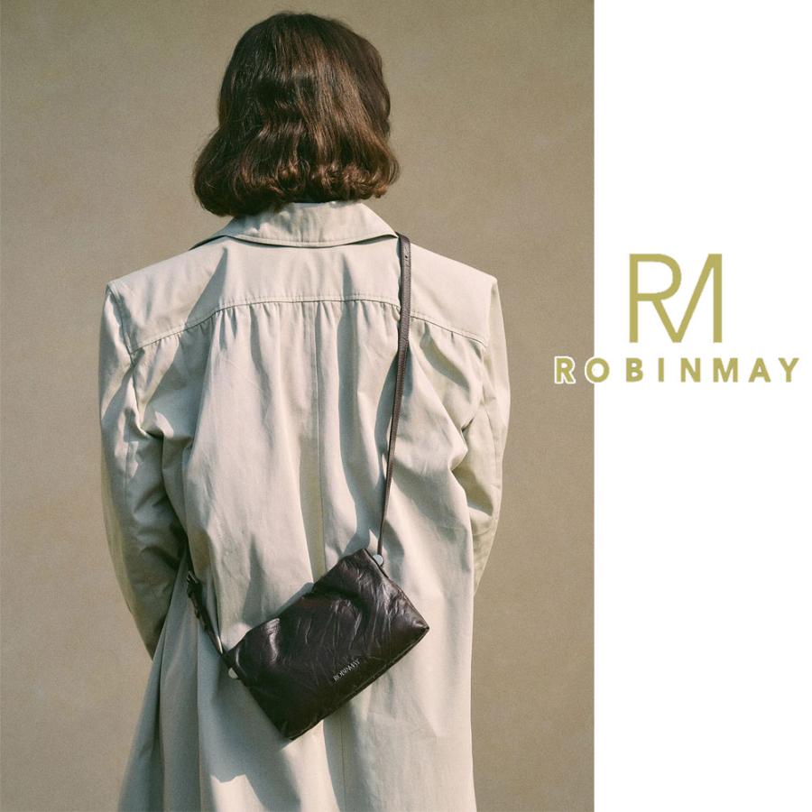 保証付 返品OK  正規品 ROBINMAY　ロビンメイ  TWB001 1624雲?包(頭層皮) レディース  スクエアバッグ ミニバッグ ショルダーバッグ 本革 レザー シワ加工の画像
