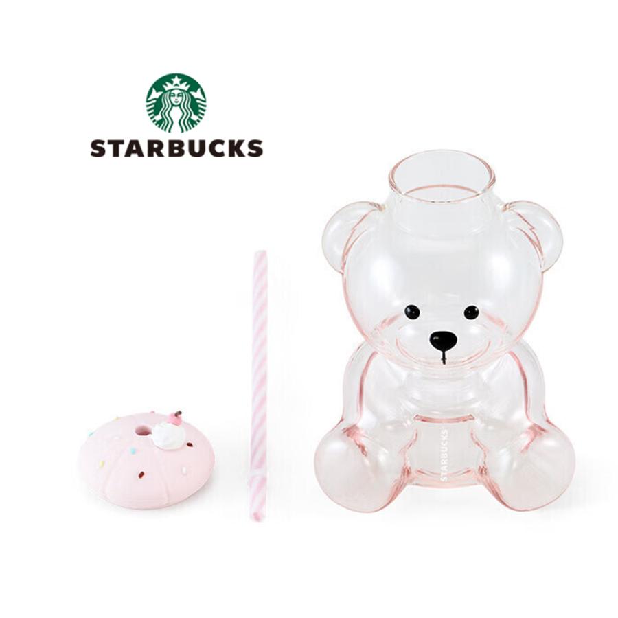 中国限定 スターバックス　サマーデザートベアリスタ　グラス 可愛い小熊660ml スターバックス（Starbucks Coffee） 2026新ブランド！保証付 返品OK