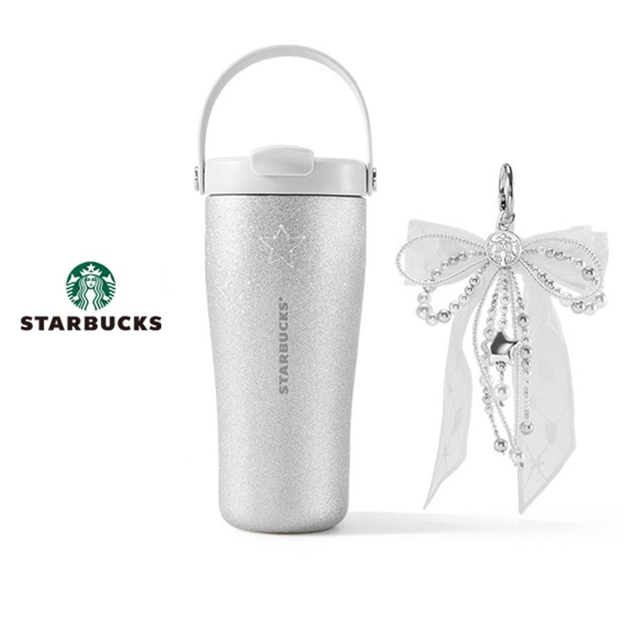 日本未発売 中国春節限定starbucksステンレス製シルバー水筒 チャーム付き 日本未発売 中国春節限定starbucksステンレス製シルバー水筒 チャーム