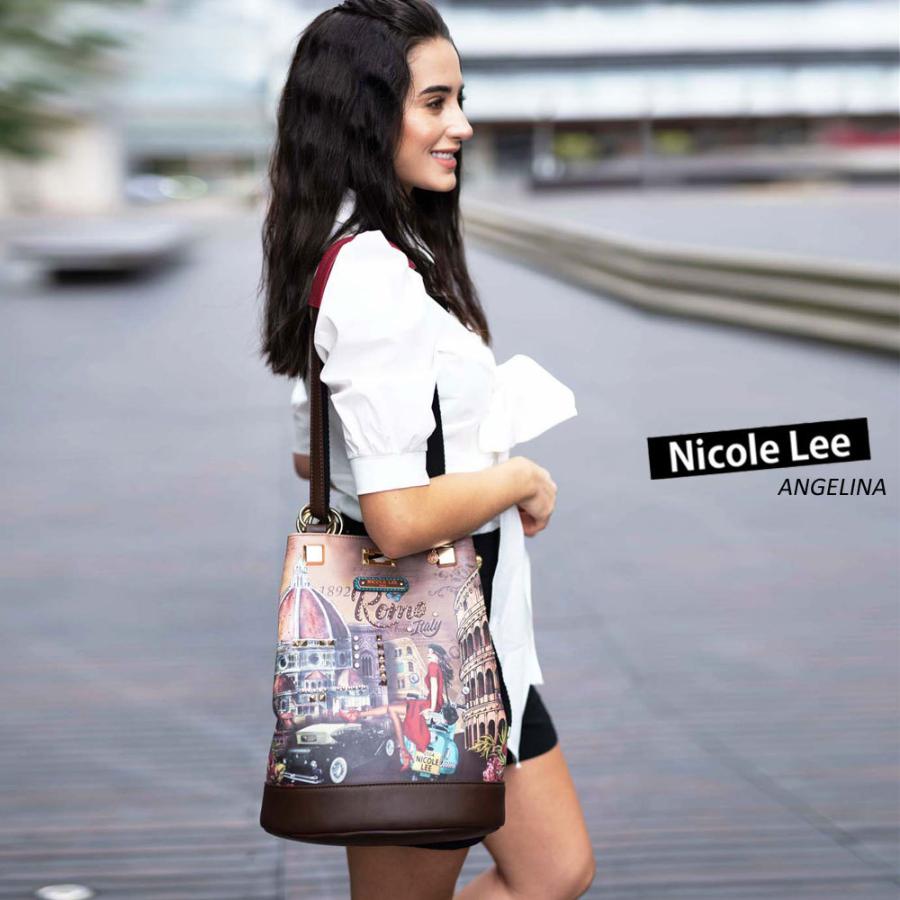 ダブル／ミストブルー NICOLE LEE ニコールリー レディースクラシカル