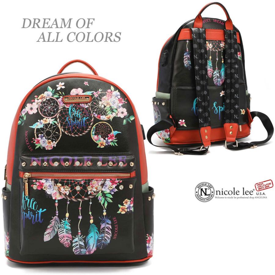 Nicole Lee 新品未使用 リュック Nicole Lee（ニコールリー） 数量限定 BP16698 レディース ポーチ付き