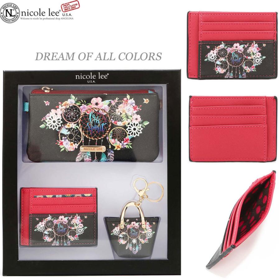 Nicole Lee（ニコールリー） 数量限定 PRT7011 ガールプリント お財布
