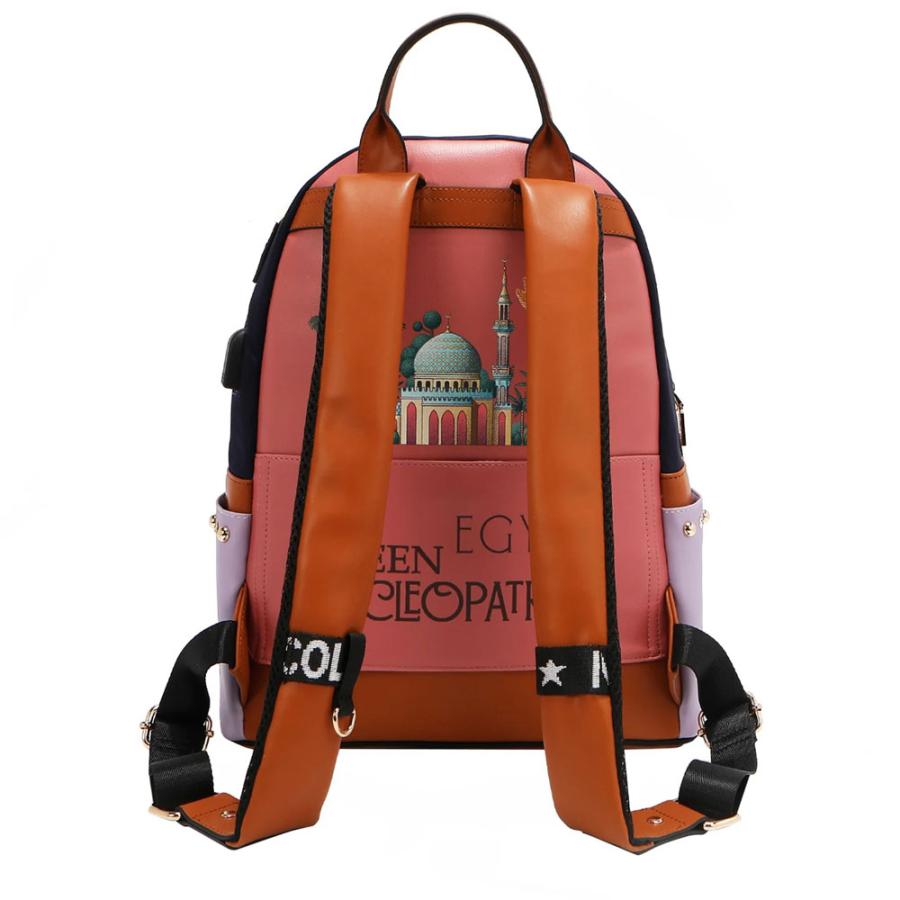 数量限定 NICOLE LEE ニコールリー BP16698 レディース ポーチ付き リュック バックパック 大きめ USB充電ポート付き 通勤通学 大容量