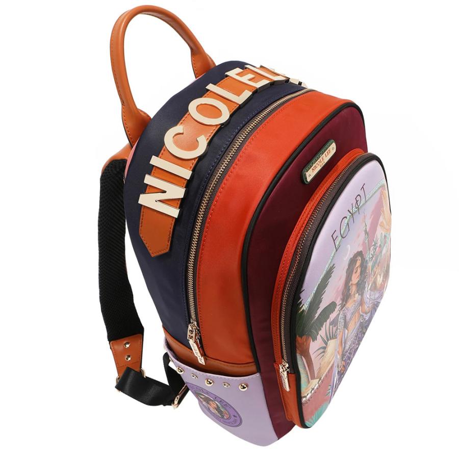 数量限定 NICOLE LEE ニコールリー BP16698 レディース ポーチ付き リュック バックパック 大きめ USB充電ポート付き 通勤通学 大容量