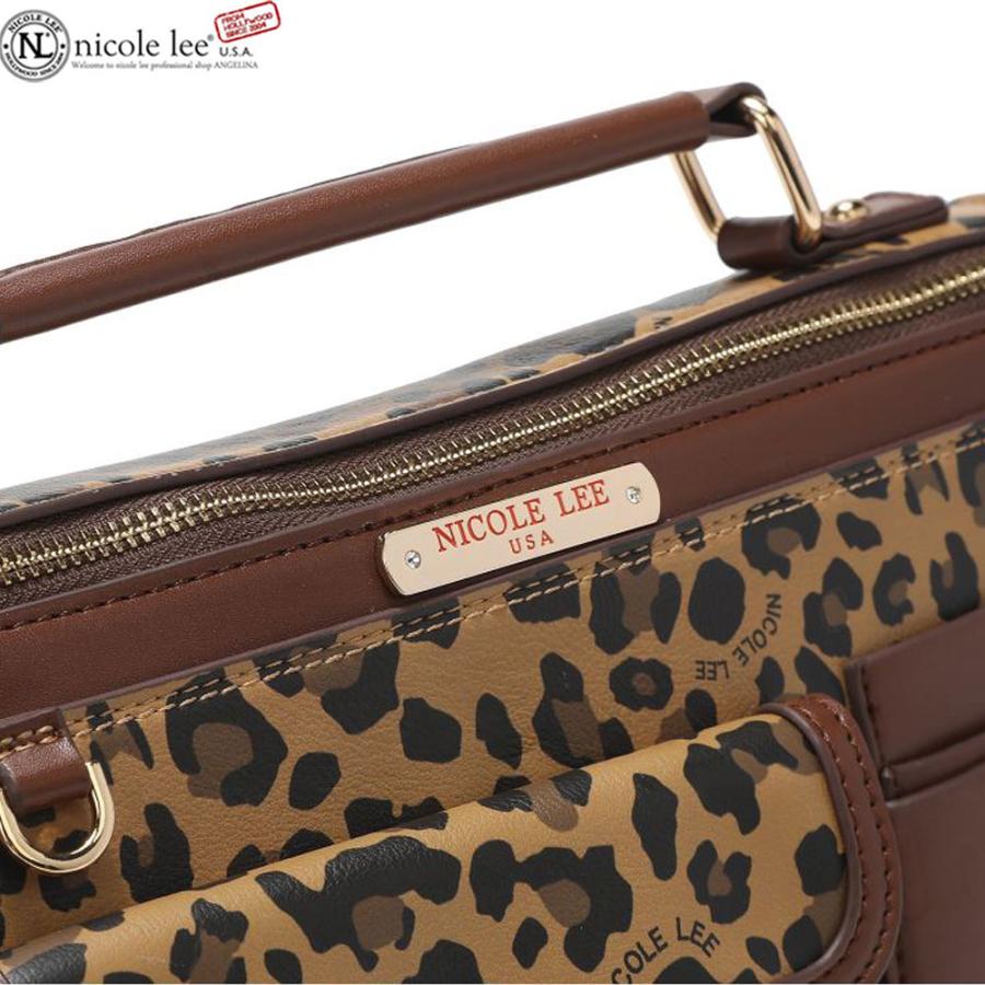 Nicole Lee（ニコールリー） 数量限定 L16647 レオパード サッチェル