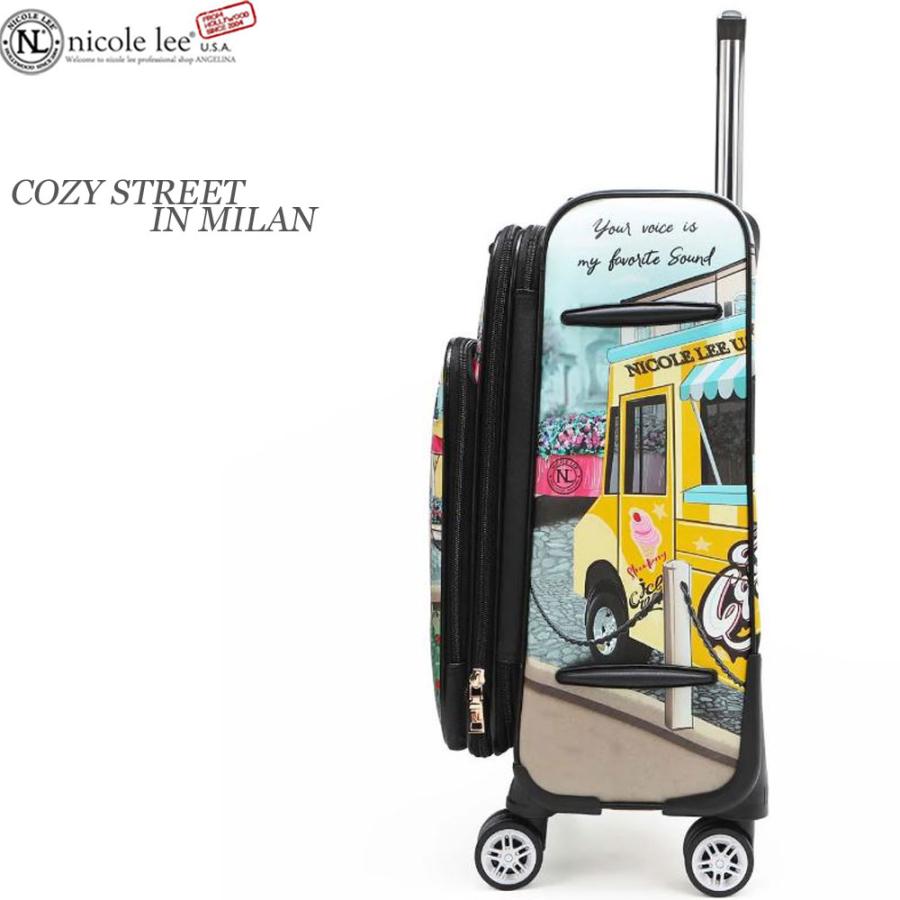 NICOLE LEE ニコールリー LG1420 ガールプリント 32L キャリーバッグ