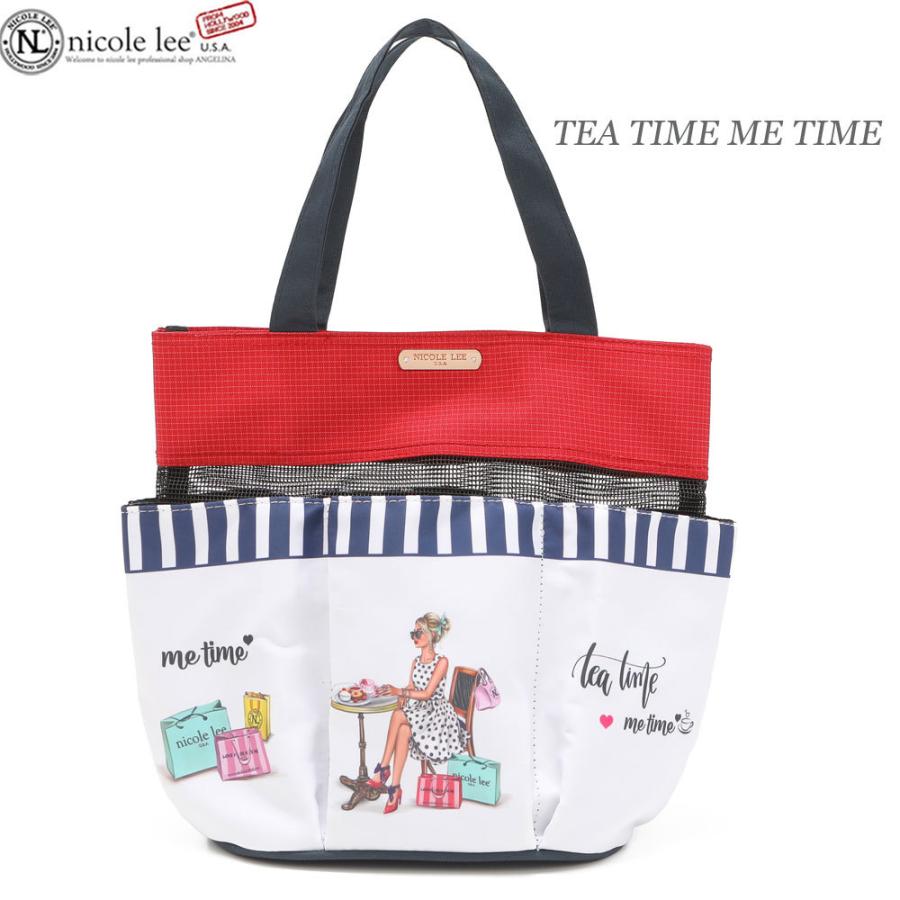 数量限定 ニコールリー MES7030 オーガナイザー レディース ナイロン メッシュ ハンドバッグ ランチバッグ お散歩バッグ ミニバッグ エッフェル塔 春夏秋冬 ビーガンレザー ヴィーガン 30代 40代 20代 サステナブル SDGs 小さめ バッグインバッグ Nicole Lee（ニコールリー） 数量限定 オーガナイザー MES7030