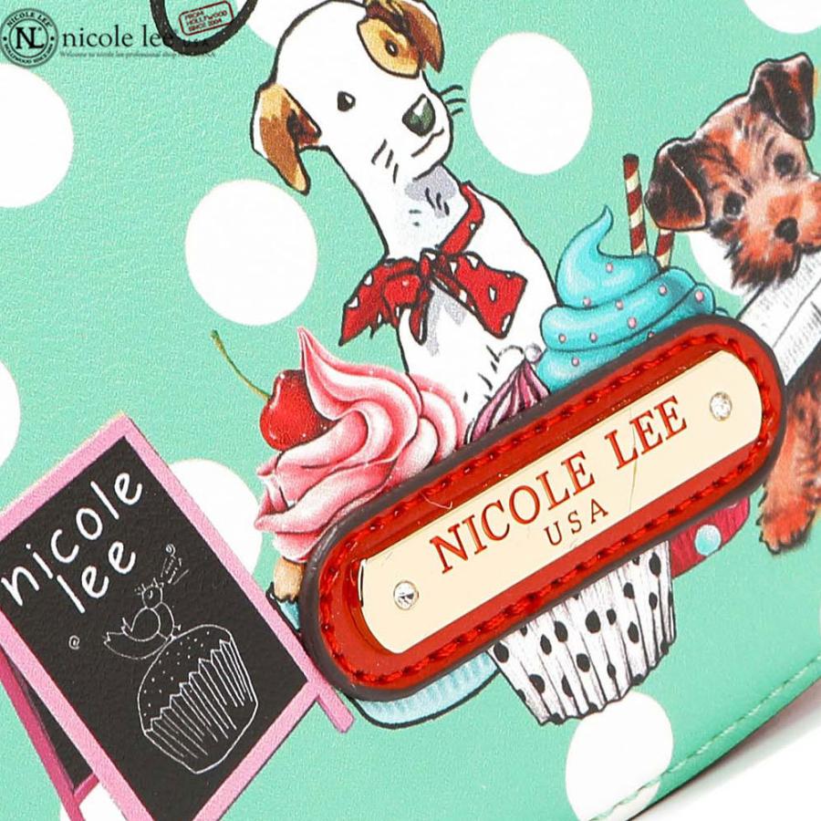 数量限定 NICOLE LEE ニコールリー CPD16311 レディース パステルドット柄 ミニバッグ ショルダー 春夏秋冬 ビーガンレザー ヴィーガン 30代 40代 20代 サステナブル SDGs 飛行機 トラベル 花柄 フローラル ドレス 小さめ CUPCAKE DOG　ニコルリー Nicole Lee（ニコールリー） 数量限定 CPD16311 レディース パステル