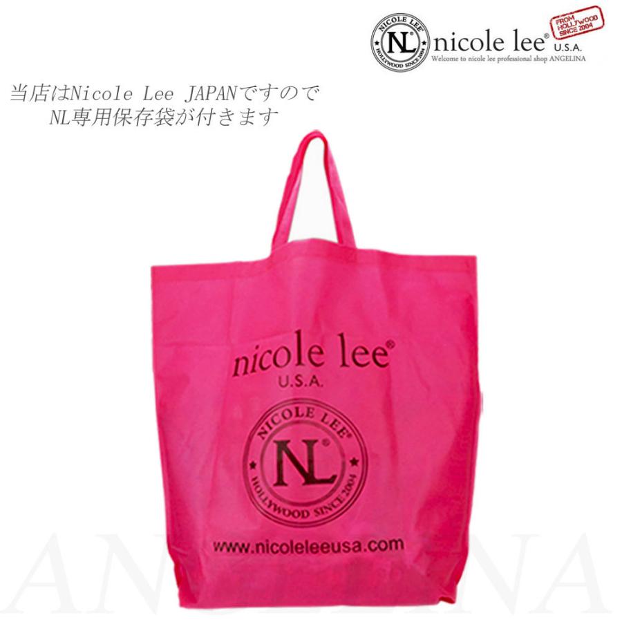 数量限定 NICOLE LEE ニコールリー P16409 RYLEE レディース ロゴ スカーフ付き  スクエア ハンドバッグ ポシェット  ショルダー ビーガンレザー｜angelina｜20