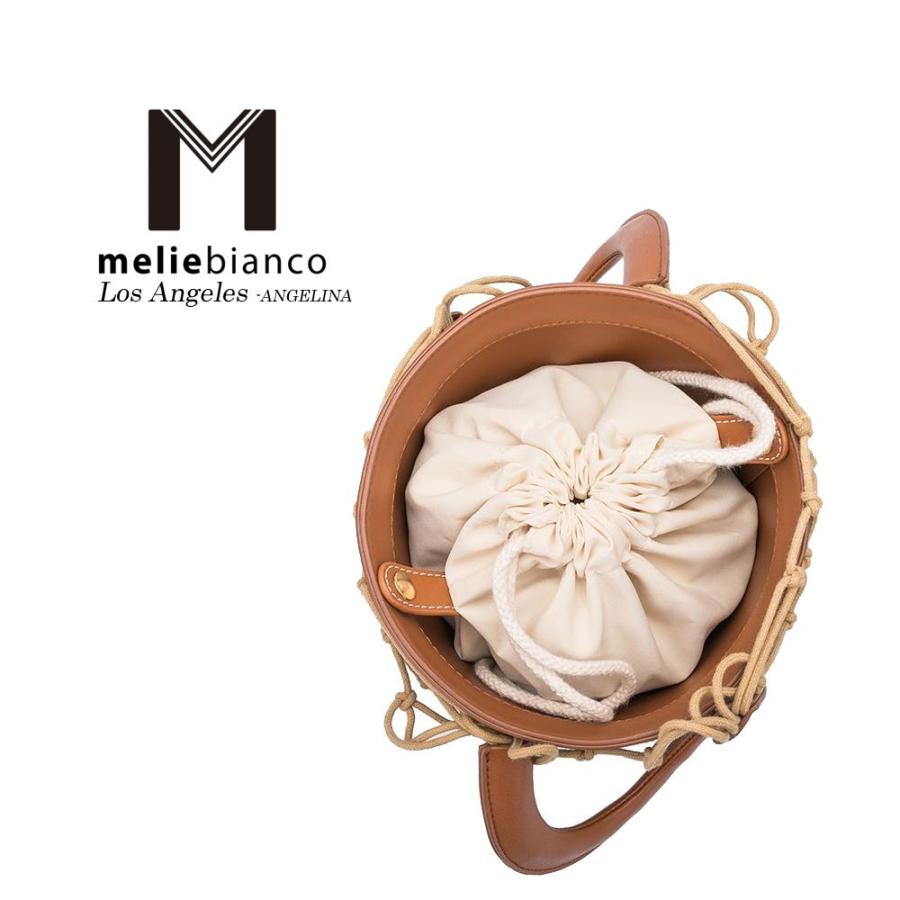 限定品　Melie Bianco（メリービアンコ）Y2002 Abby 掲載 レディース ネットバッグ バケツバッグ 編み込み ビーガン バッグ 限定品 Melie Bianco（メリービアンコ）Y2002 Abby ASOS掲載