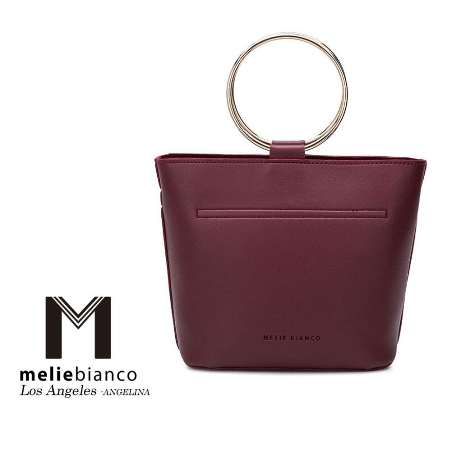 限定品　Melie Bianco（メリービアンコ）Z3016 Makenzie 掲載 レディース メタルドット柄 サークルハンドル ハンドバッグビーガンレザー革 ミニバッグ melie bianco（メリービアンコ） 限定品 Melie Bianco（メリービアンコ