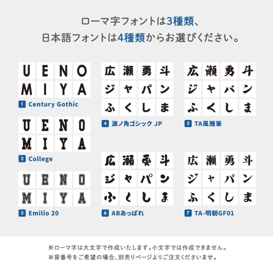 BOLERE 名前シール 背番号 オーダー ゼッケンフロッキー 番号