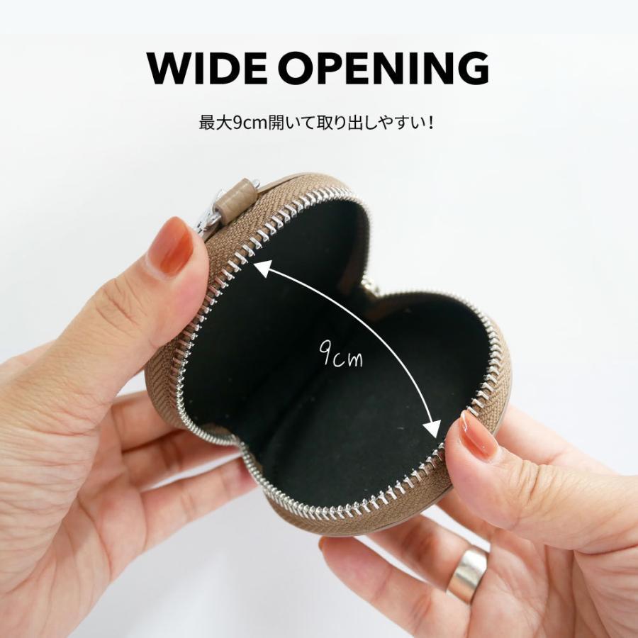 PICONE アイボリー コインケース PUレザーコインケース マルチケース スマホケース SETで 揃えて