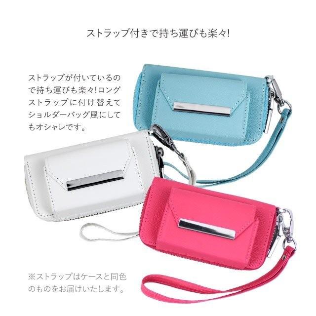 アイコス ケース レザーケース カバー ストラップ付き ヒート