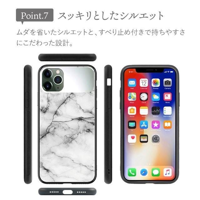 iPhone11 ケース 耐衝撃 iphone11 pro カバー iphone11pro max iphoneXR スマホケース ミラー iphonexs iphone8 Plus iphone7 Plus 強化 背面 ガラス 携帯ケース｜angelique-lab｜08