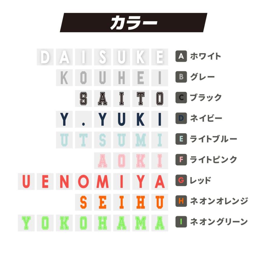 名前シール 背番号 オーダー ゼッケンフロッキー 番号 名前 転写シール