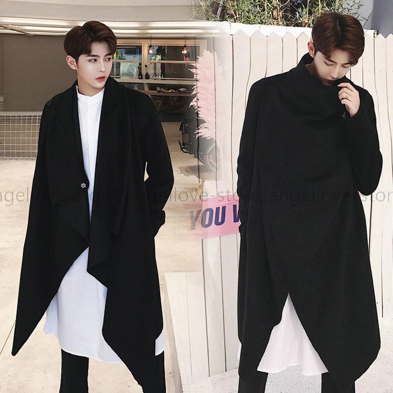 ポンチョ ストール マフラー メンズ マント 防寒 大判 コーディガン ガウン ポンチョ ジャケット 変形アウター モード系 ビジュアル ファッション おしゃれ km245 富士研磨 通販 Yahoo ショッピング