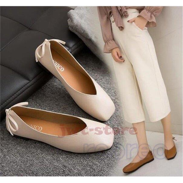 フラットシューズ レディース パンプス ぺたんこ カジュアル シューズ 歩きやすい ローヒール 痛くない 履きやすい 通勤 シンプル 婦人靴 Allggx 富士研磨 通販 Yahoo ショッピング