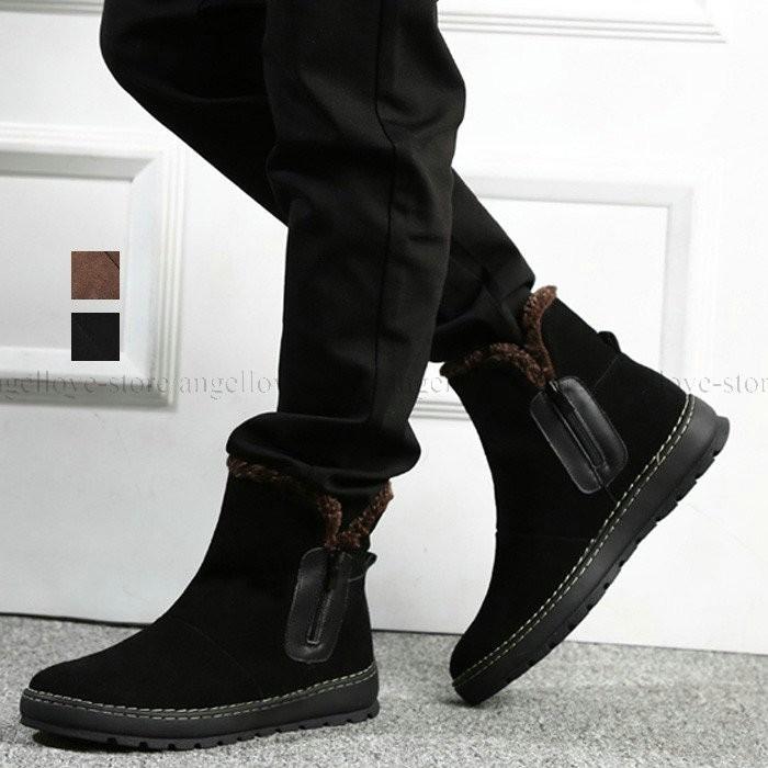 市場 スノーブーツ 防滑 冬 メンズ メンズブーツ レインブーツ 滑らない オシャレ 防寒 レインシューズ ウィンターブーツ 防水