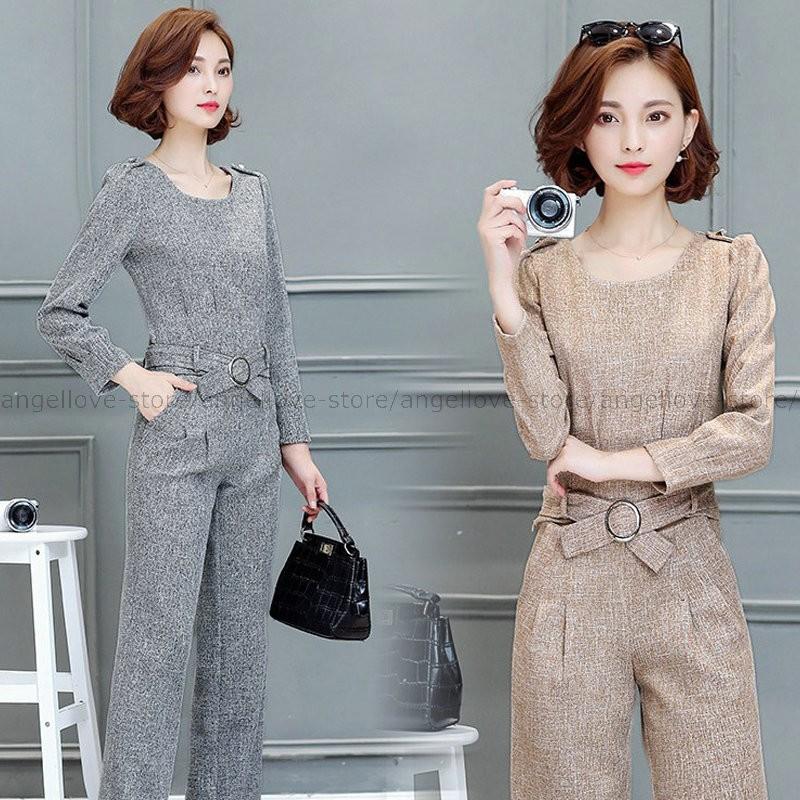 春夏 セットアップ レディース 大きいサイズ ガウチョパンツ セットアップ ガウチョ ロング丈 長袖 ゆったり 着痩せ スカーチョ ワイドパンツ 通勤 スーツ Eltvtz3y19p087 富士研磨 通販 Yahoo ショッピング