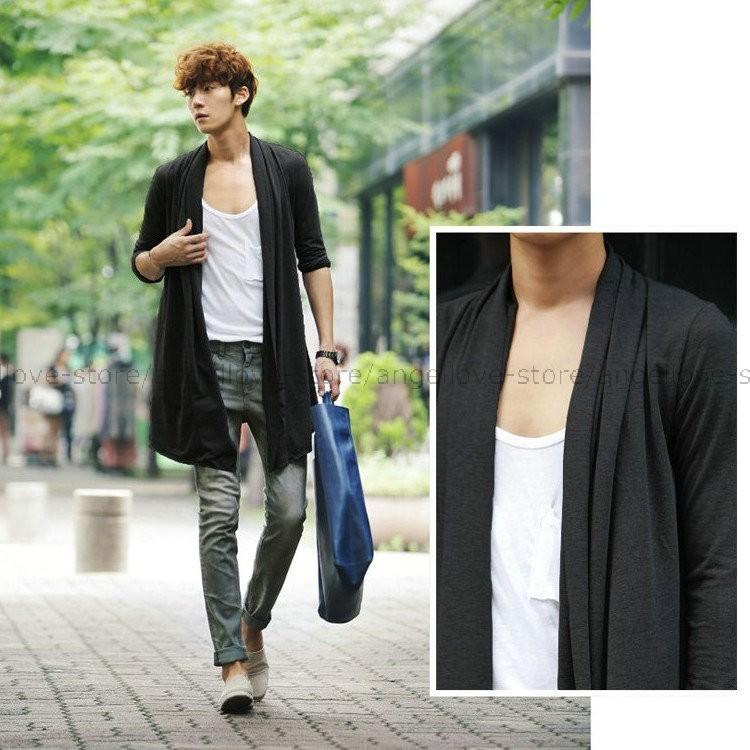新品 人気 春夏 ロングカーディガン メンズ ロング丈 ショールカラー 長袖 無地 韓国風 秋 新作 2色 Fnsrxp5yp154 富士研磨 通販 Yahoo ショッピング