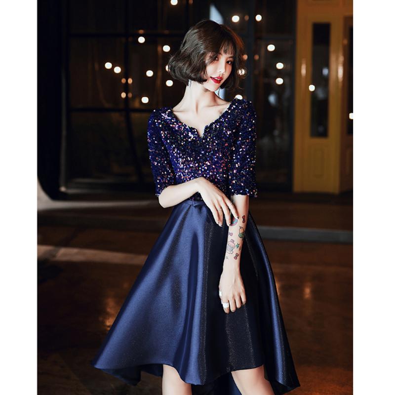 パーティードレス キラキラ ワンピース レディース 披露宴 膝丈ワンピース エレガント ロングワンピース 成人式 ミディアムワンピース Lf685 富士研磨 通販 Yahoo ショッピング